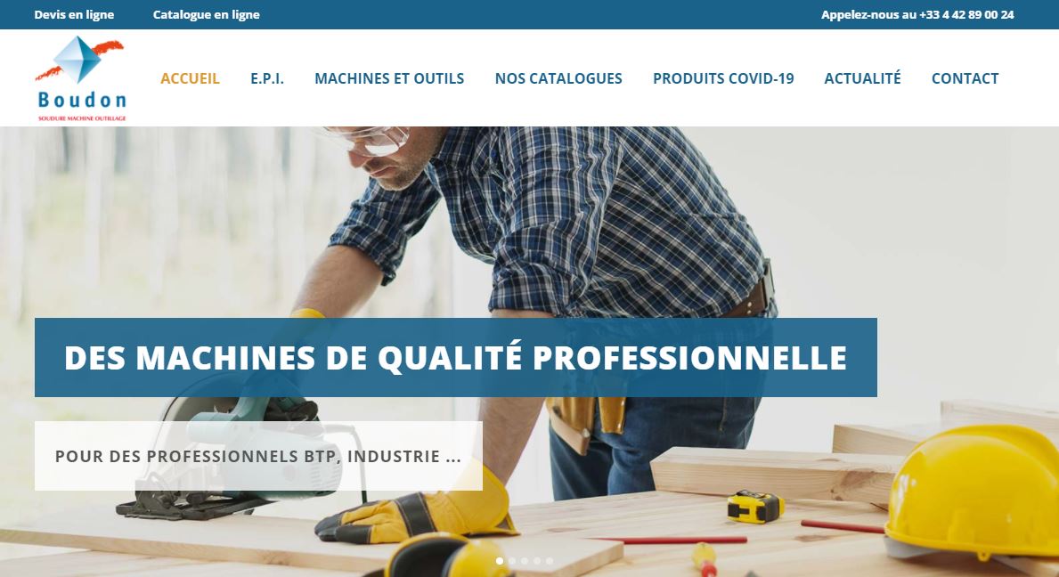 Nouveau site web pour Boudon !