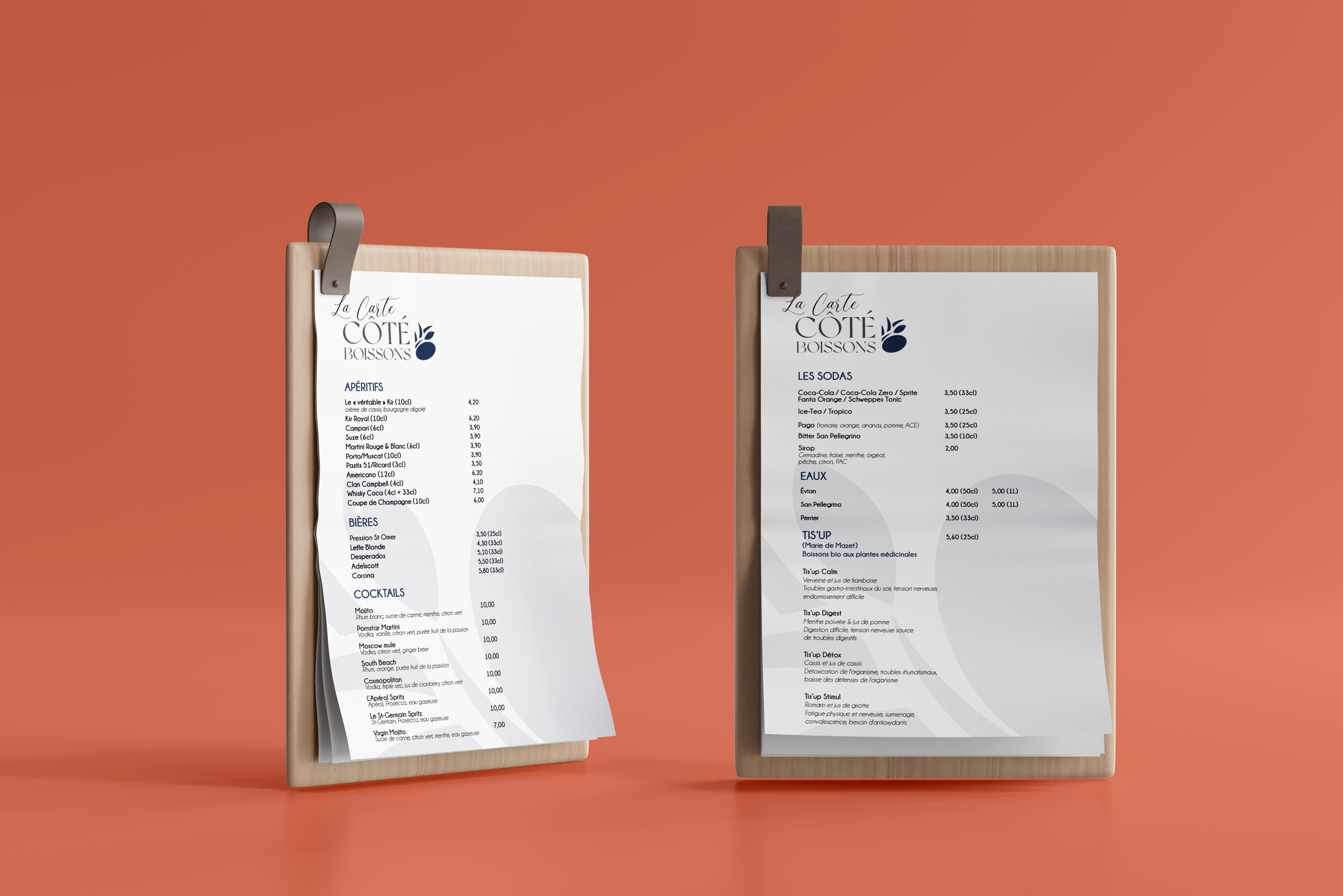 menu graphique