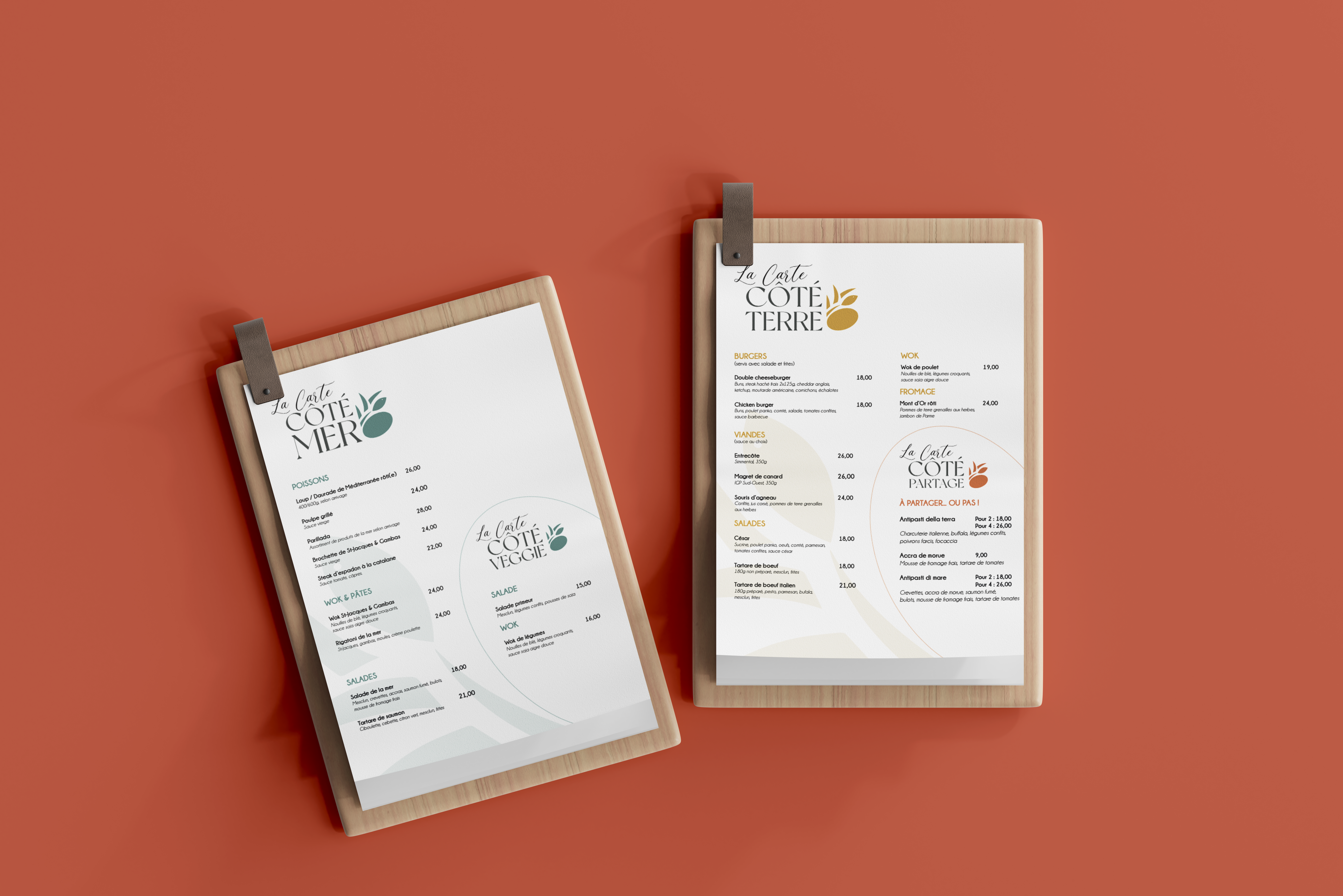 design menu restaurant